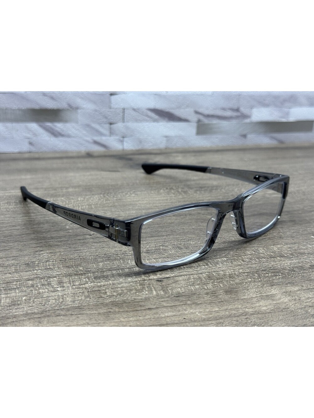 OAKLEY AIRDROP Eyeglasses OX8046-0353 Clear Grey Shadow Frames Only 53[]18-143